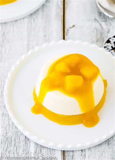 Easy Mango Panna Cotta Mommys Home Cooking