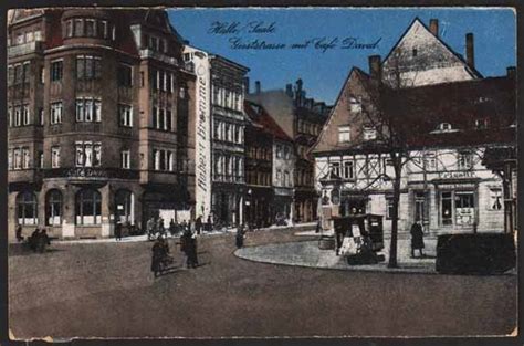 Ansichtskarte Postkarte Halle Saale Geiststrasse Mit Akpool De