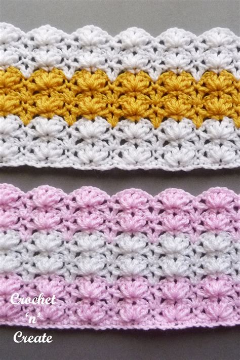 Puff Shell Stitch Crochet N Create