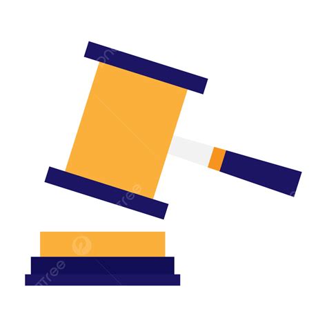 Hammer Law Judge Vector Hammer Law Judge Png And Vector With