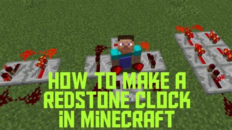 Minecraft With Prathamzilla How To Make Redstone Clock Youtube