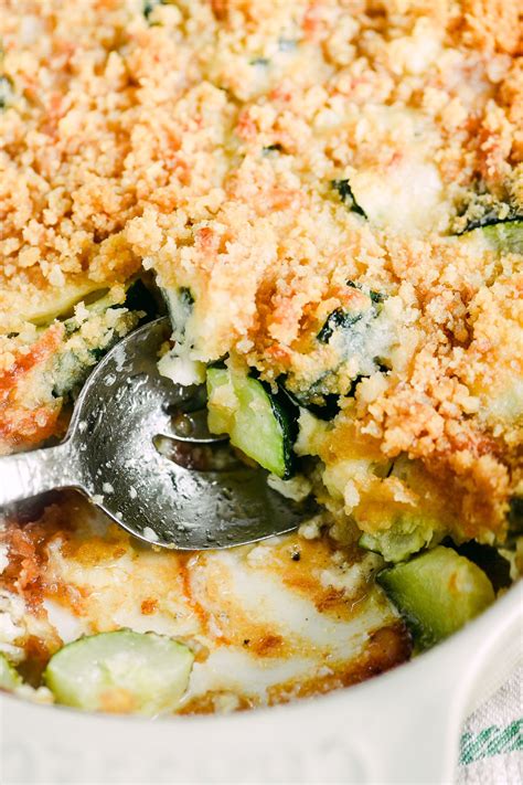 Cheesy Zucchini Casserole • The View From Great Island