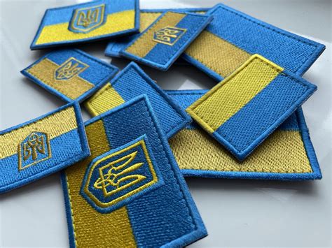 Ukraine Flag Shoulder Patch Ukrainian Coat Of Arms Armband Etsy