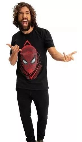 Camiseta Marvel Homem Aranha Dupla Face Piticas Original Parcelamento