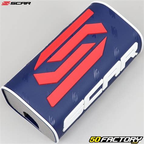 Mousse De Guidon Sans Barre Scar Bleue Fonc E Pour Moto Moto Cross