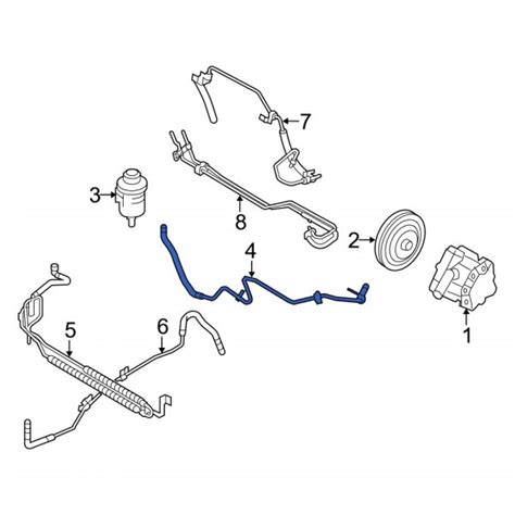 Volvo Oe Power Steering Reservoir Hose