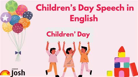 Children’s Day Speech in English: Long and Short Speeches for Students ...