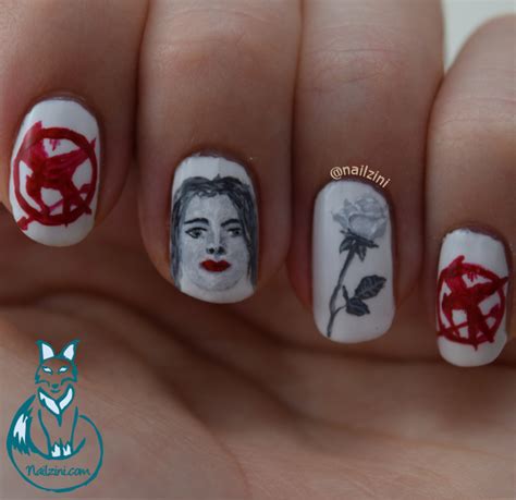 Hunger Games Mockingjay Part Nail Art Nailzini A Nail Art Blog