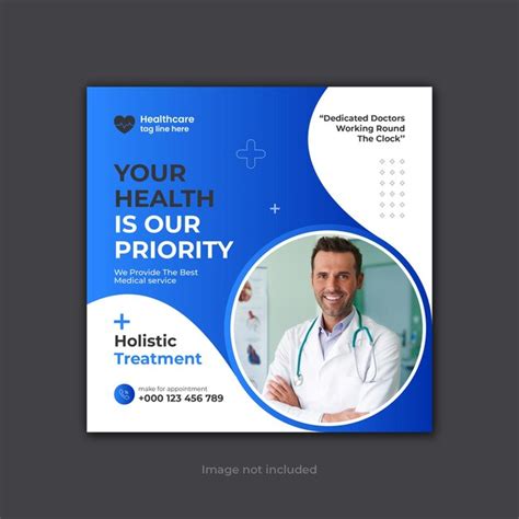 Premium Vector Vector Medical Healthcare Social Media Post Web Banner