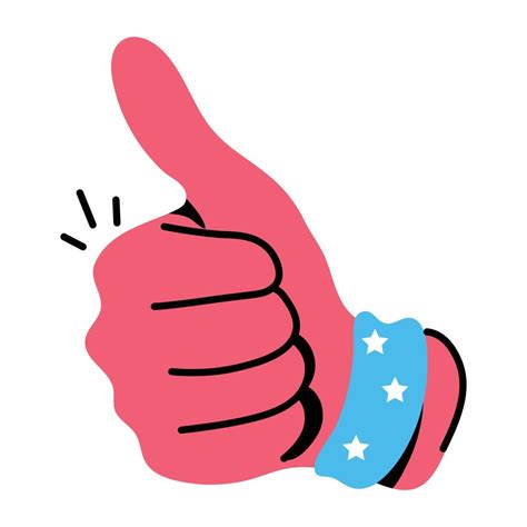 A well-designed sticker of thumbs up 9204628 Vector Art at Vecteezy