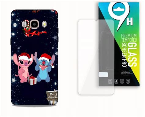 ETUI CASE DO SAMSUNG GALAXY J5 2016 SZKŁO HARTOWANE STITCH ANGEL