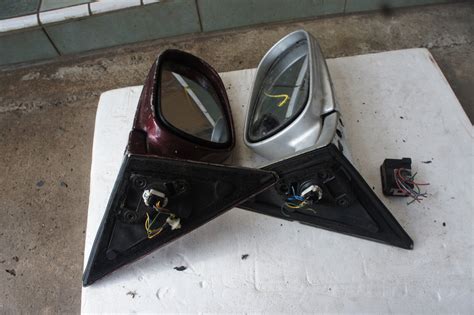 Jdm Honda Civic Ek3 Ek So4 Sedan 4door Power Folding Side Mirrors 96 00 Ebay