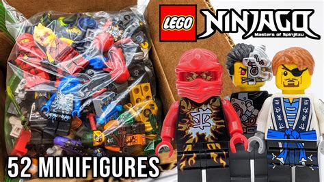 Expensive LEGO Mystery Box With 52 RARE Ninjago Minifigures Unboxing