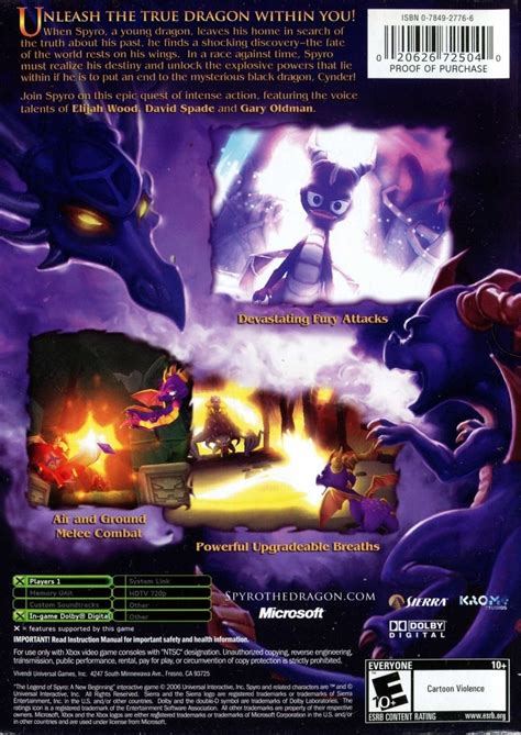 The Legend Of Spyro A New Beginning Para Xbox 2006