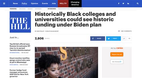 Increase Public Funding for HBCUs and Other Minority-Serving