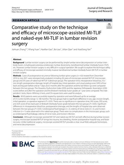 Pdf Comparative Study On The Technique And Efficacy Of Microscope