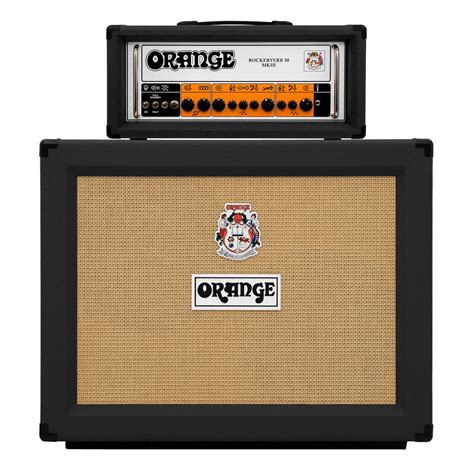 Orange Rockerverb 50 Mkiii Tube Head Black Orange Ppc212 2×12