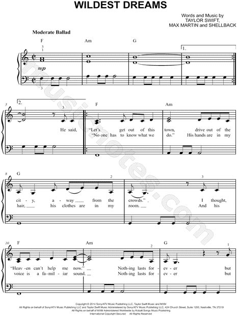 Taylor Swift Violin Sheet Music