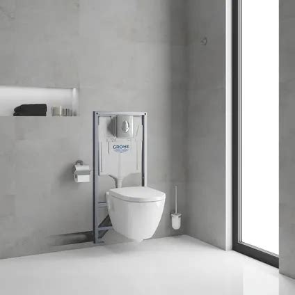 Pack Wc Suspendu Rimless Grohe Serel I Abattant Avec Frein De Chute