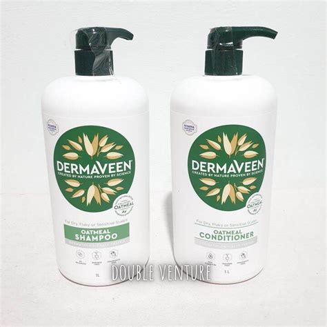 DermaVeen Oatmeal Shampoo Conditioner For Dry Flaky Or Sensitive