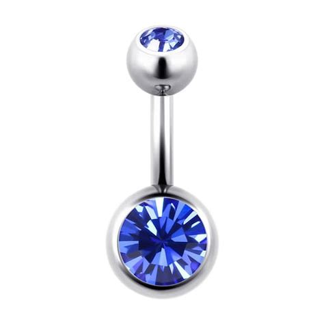 G Mm Mm Mm Mm Astm F Titanium Belly Button Rings Earring Cz