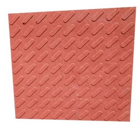 Red Cement Parking Chequered Tiles Size 2x2 Feet 600x600 Mm At Rs 26