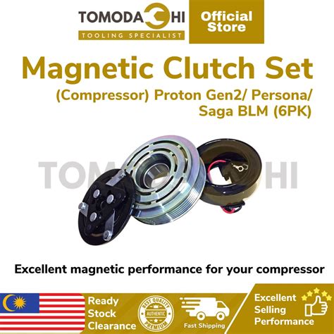 TOMODACHI Car Aircond Magnetic Clutch Compressor Proton Persona Gen2