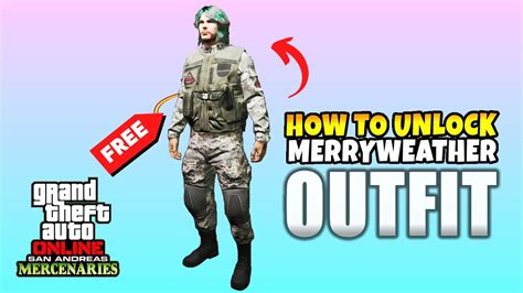 GTA 5 Online How to Unlock RARE Merryweather Outfit (San Andreas ...