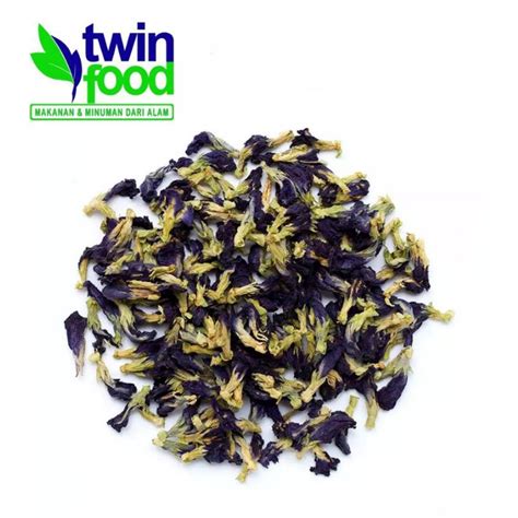 Jual Teh Bunga Telang Butterfly Pea Tea Kering Gr Shopee Indonesia