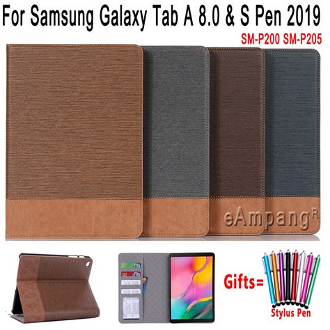 ซองหนังสำหรับ Samsung Galaxy Tab A 8 2019 วินาทีปากกา Sm P200 Sm P205