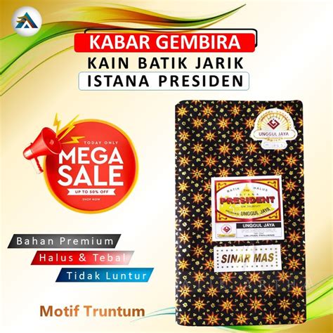 Jual Kain Batik Jarik Prada Prodo H Santoso Istana Presiden Motif