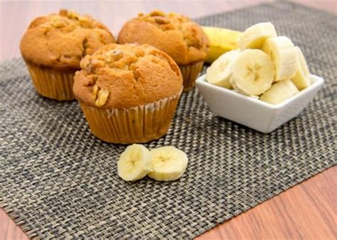 Muffins de plátano receta paso a paso