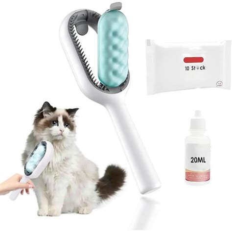 Peigne D Pilation Pour Animaux Avec R Servoir D Eau Brosse