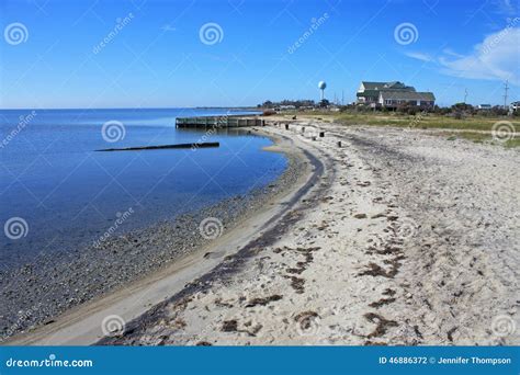 Beach in Rodanthe stock photo. Image of water, sand, north - 46886372