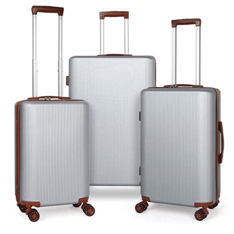 3 Piece Hikolayae Myrtle Springs Nested Hardside Luggage Set Bright