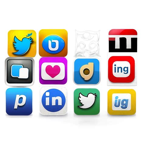 Download Outline Social Media Icons Png 28