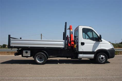 Camion Usato Patente B Con Gru E Ribaltabile Iveco Daily 35C15