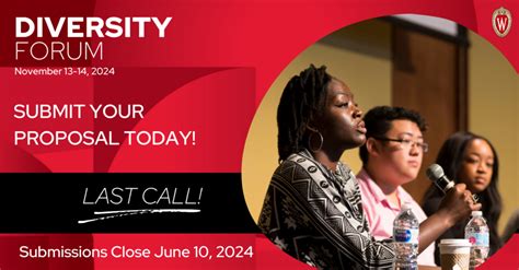 Call For Proposals Now Open For UWMadison Diversity Forum 2024