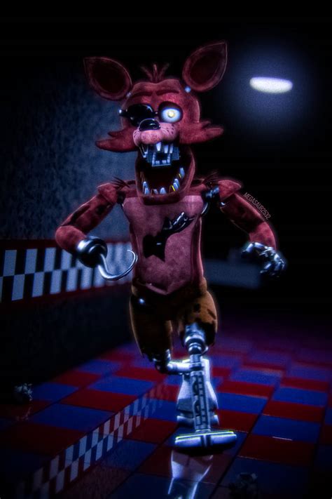 [c4d Fnaf] Foxy Poster 2 By Megasaur2532 On Deviantart