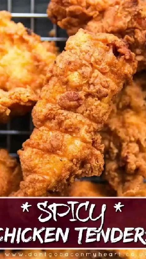 Spicy fried chicken tenders – Artofit