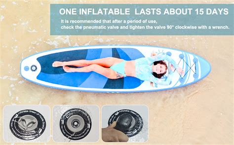 Welandfun Stand Up Paddling Board Kg Inflatable Sup Board Inch