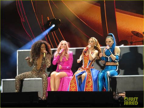 Mel B And Geri Halliwell Embrace At Spice Girls Concert Despite Recent