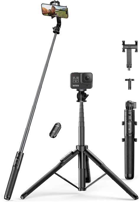 Ugreen Selfie Stick Tripod 60 Inch Extendable Phone Tripod Aluminum