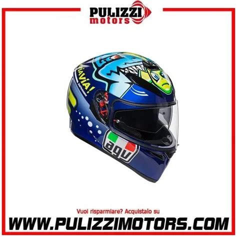 Casco Moto Integrale Agv K Sv Replica Valentino Rossi Misano Eur