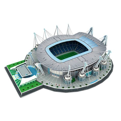 Stadion Piłkarski Manchester City Fc Etihad Stadium Puzzle 3D