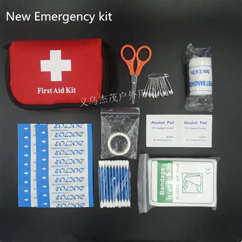 28 Pcs 8 Types First Aid Kit Mini First Aid Kit Bag Outdoor Camping Sport Bags Travel Survival