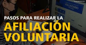 Pasos Para Realizar La Afiliaci N Voluntaria Iess