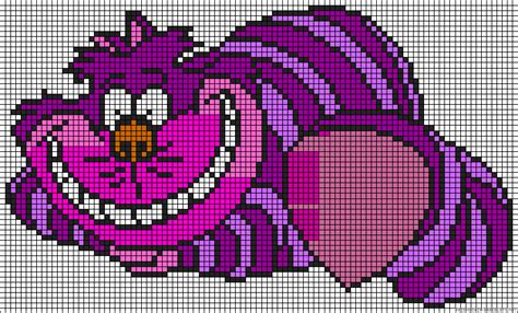 Cheshire Cat Alice Perler Bead Pattern Hama Alice I Underlandet