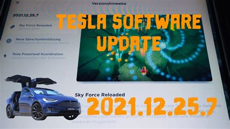 Tesla Software Update 2021 12 25 7 Hei Zdravo Sky Force Reloaded