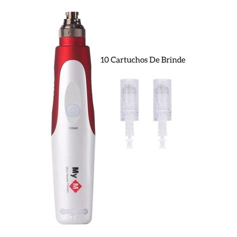 Dermapen Caneta Microagulhamento 10 Cartuchos De Brinde Shopee Brasil